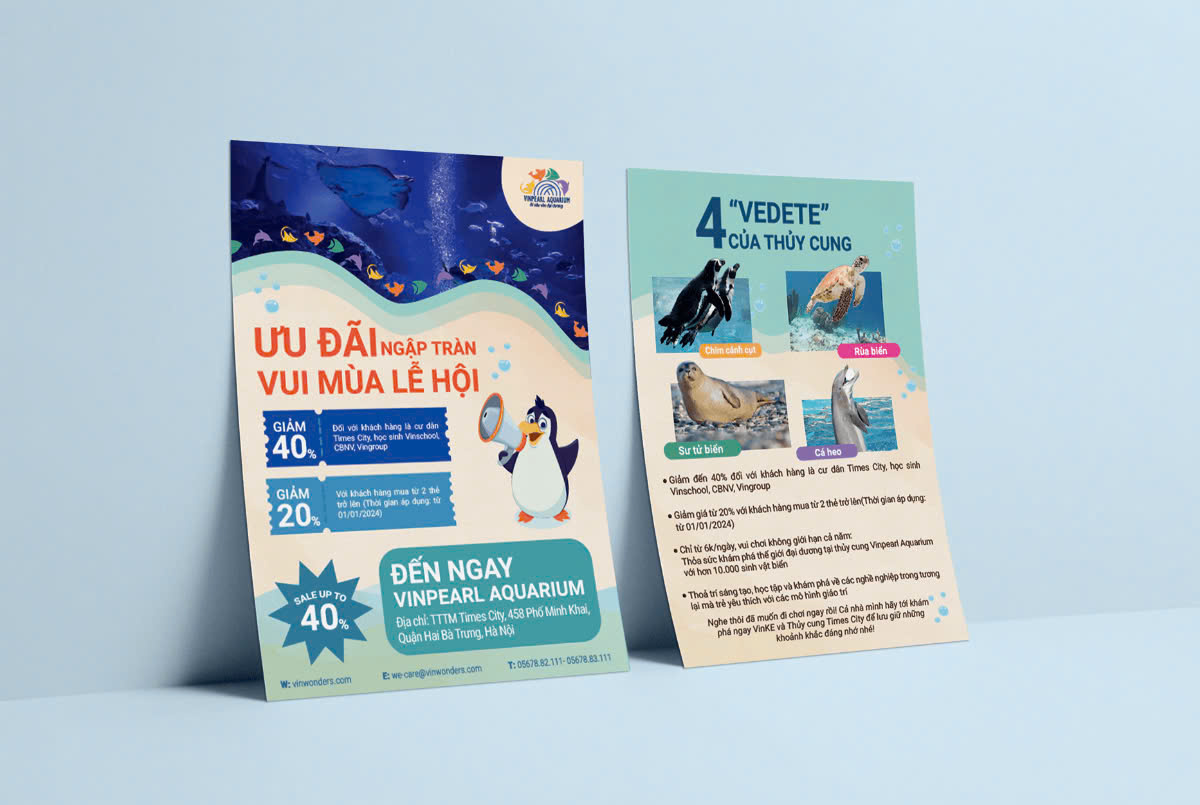 Mẫu in tờ rơi phổ biến